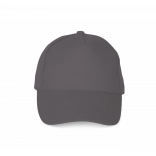 Casquette coton épais - 5 panneaux KP162 - Slate Grey personnalisable - Vue de face