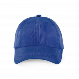 Casquette Vintage - 6 panneaux KP165 - Washed Blue Quartz personnalisable - Vue de face