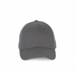Casquette - 6 panneaux KP188 - Dark Grey personnalisable - Vue de face