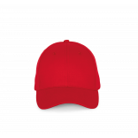 Casquette - 6 panneaux KP188 - Red personnalisable - Vue de face