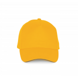 Casquette - 5 panneaux KP189 - Yellow / Slate Grey personnalisable - Vue de face