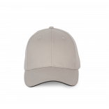 Casquette avec sandwich contrasté - 6 panneaux KP191 - Light Grey / Dark Grey personnalisable - Vue de face