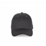 Casquette - 6 panneaux KP192 - Dark Grey personnalisable - Vue de face