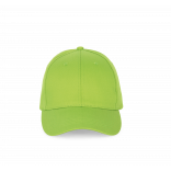 Casquette - 6 panneaux KP192 - Lime personnalisable - Vue de face