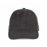 Casquette Baseball - 6 panneaux KP194 - Dark Grey personnalisable - Vue de face