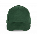 Casquette Baseball - 5 panneaux KP195 - Forest Green personnalisable - Vue de face