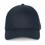Casquette en coton et polyester recyclés K-loop tracking-  6 panneaux KP230 - Navy personnalisable - Vue de face