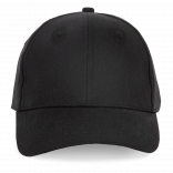 Casquette en coton et polyester recyclés K-loop tracking - 6 panneaux KP231 - Black personnalisable - Vue de face