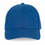 Casquette en coton et polyester recyclés K-loop tracking - 6 panneaux KP231 - Royal Blue personnalisable - Vue de face