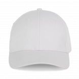 Casquette en coton et polyester recyclés K-loop tracking - 6 panneaux KP231 - White personnalisable - Vue de face