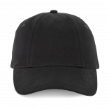 Casquette "Easy printing" - 6 panneaux KP232 - Black personnalisable - Vue de face