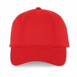 Casquette "Easy printing" - 6 panneaux KP232 - Red personnalisable - Vue de face