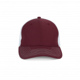 Casquette trucker - 6 panneaux KP238 - Light Burgundy / White personnalisable - Vue de face