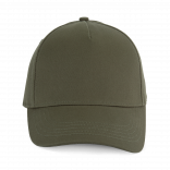 Casquette 5 panneaux - K-up Gold Label KP351 - Dark Olive personnalisable - Vue de face