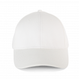 Casquette en coton bio 6 panneaux - K-up Gold Label KP356 - Off White personnalisable - Vue de face