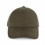 Casquette en toile de coton 5 panneaux - K-up Gold Label KP357 - Evergreen personnalisable - Vue de face