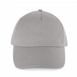 Casquette en toile de coton 5 panneaux - K-up Gold Label KP357 - Harbor Grey personnalisable - Vue de face