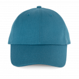 Casquette en toile de coton 6 panneaux - K-up Gold Label KP358 - Cadet Blue personnalisable - Vue de face