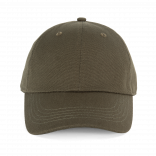 Casquette en toile de coton 6 panneaux - K-up Gold Label KP358 - Evergreen personnalisable - Vue de face