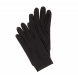Gants running KP409 - Black personnalisable - Vue de face