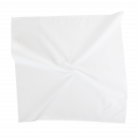 Bandana carré KP451 - White personnalisable - Vue de face