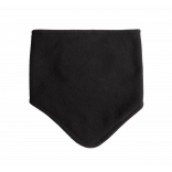 Bandana tour de cou KP457 - Black personnalisable - Vue de face