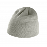 Bonnet tricoté KP513 - Light Grey personnalisable - Vue de face