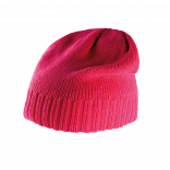 Bonnet bordure côtelée KP516 - Fuchsia personnalisable - Vue de face