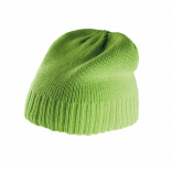 Bonnet bordure côtelée KP516 - Lime personnalisable - Vue de face