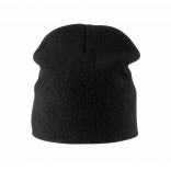 Bonnet doublure polaire KP518 - Black personnalisable - Vue de face