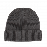 Bonnet en maille avec revers - K-up Gold Label KP561 - Deep Grey Heather personnalisable - Vue de face