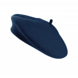Béret basque KP604 - Navy personnalisable - Vue de face