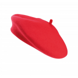 Béret basque KP604 - Red personnalisable - Vue de face