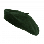 Béret basque KP604 - Forest Green personnalisable - Vue de face