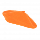 Béret basque KP604 - Flame Orange personnalisable - Vue de face