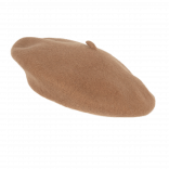 Béret basque KP604 - Honey Brown personnalisable - Vue de face