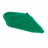 Béret basque KP604 - Kelly Green personnalisable - Vue de face