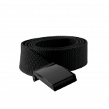 Ceinture en polyester KP802 - Black personnalisable - Vue de face