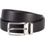 Ceinture classique - 30 mm KP807 - Black personnalisable - Vue de face