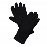 Gants en polaire KP876 - Black personnalisable - Vue de face