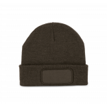 Bonnet recyclé avec patch KP890 - Dark Khaki personnalisable - Vue de face