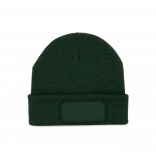 Bonnet recyclé avec patch KP890 - Forest Green personnalisable - Vue de face