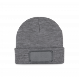 Bonnet recyclé avec patch KP890 - Oxford grey personnalisable - Vue de face