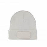 Bonnet recyclé avec patch KP890 - White personnalisable - Vue de face