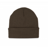 Bonnet recyclé avec doublure Thinsulate™ KP893 - Dark Khaki personnalisable - Vue de face
