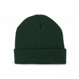 Bonnet recyclé avec doublure Thinsulate™ KP893 - Forest Green personnalisable - Vue de face