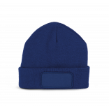Bonnet avec patch et doublure Thinsulate™ KP894 - Royal Blue personnalisable - Vue de face