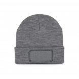 Bonnet avec patch KP895 - Oxford grey personnalisable - Vue de face