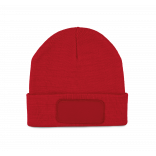 Bonnet avec patch KP895 - Red personnalisable - Vue de face
