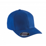 Casquette Flexfit coton brossé - 6 panneaux KP907 - Royal Blue personnalisable - Vue de face